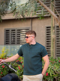 Short Sleeve Henley